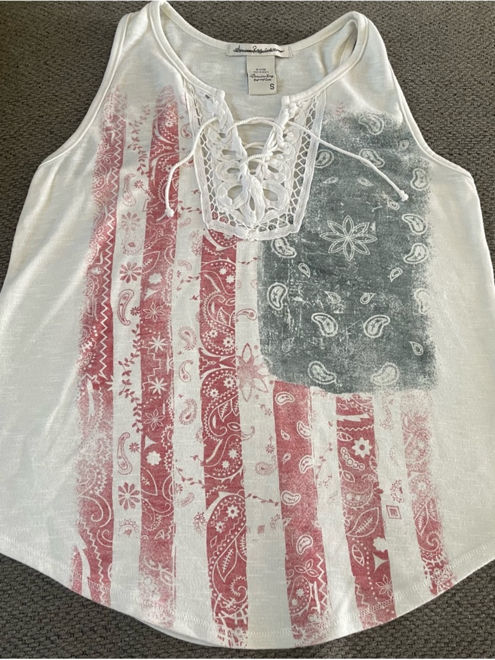 Junior’s Patriotic Tank Top